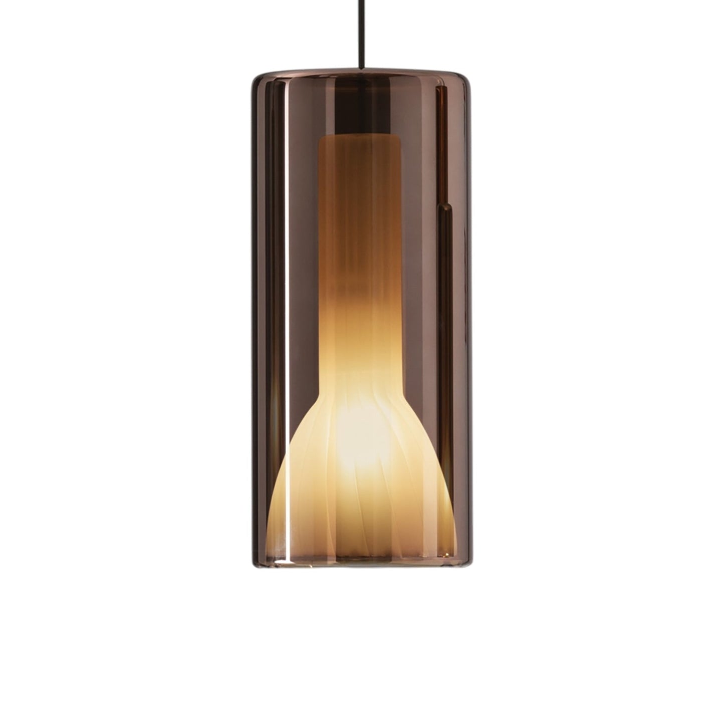 Lit Pendant Light in Violet (Medium).