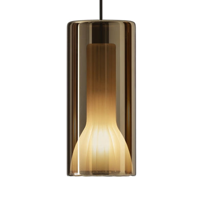 Lit Pendant Light in Gold (Large).