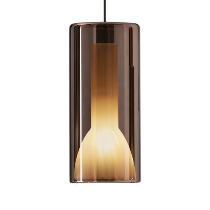 Lit Pendant Light in Violet (Large).