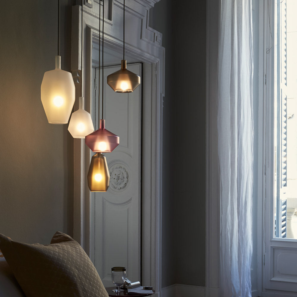 MoM Multi-Light Pendant Light in bedroom.