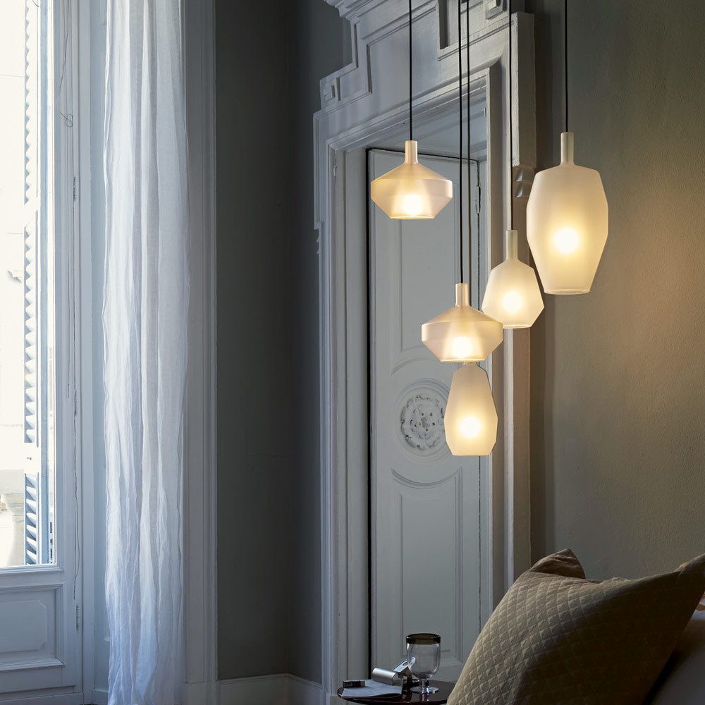 MoM Multi-Light Pendant Light in bedroom.