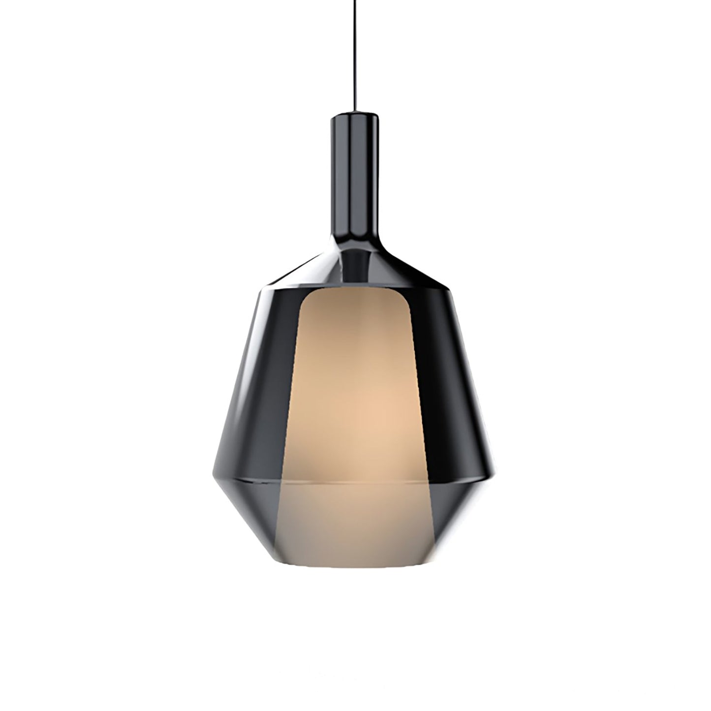 Mom Fatty Pendant Light in Glossy  Black.