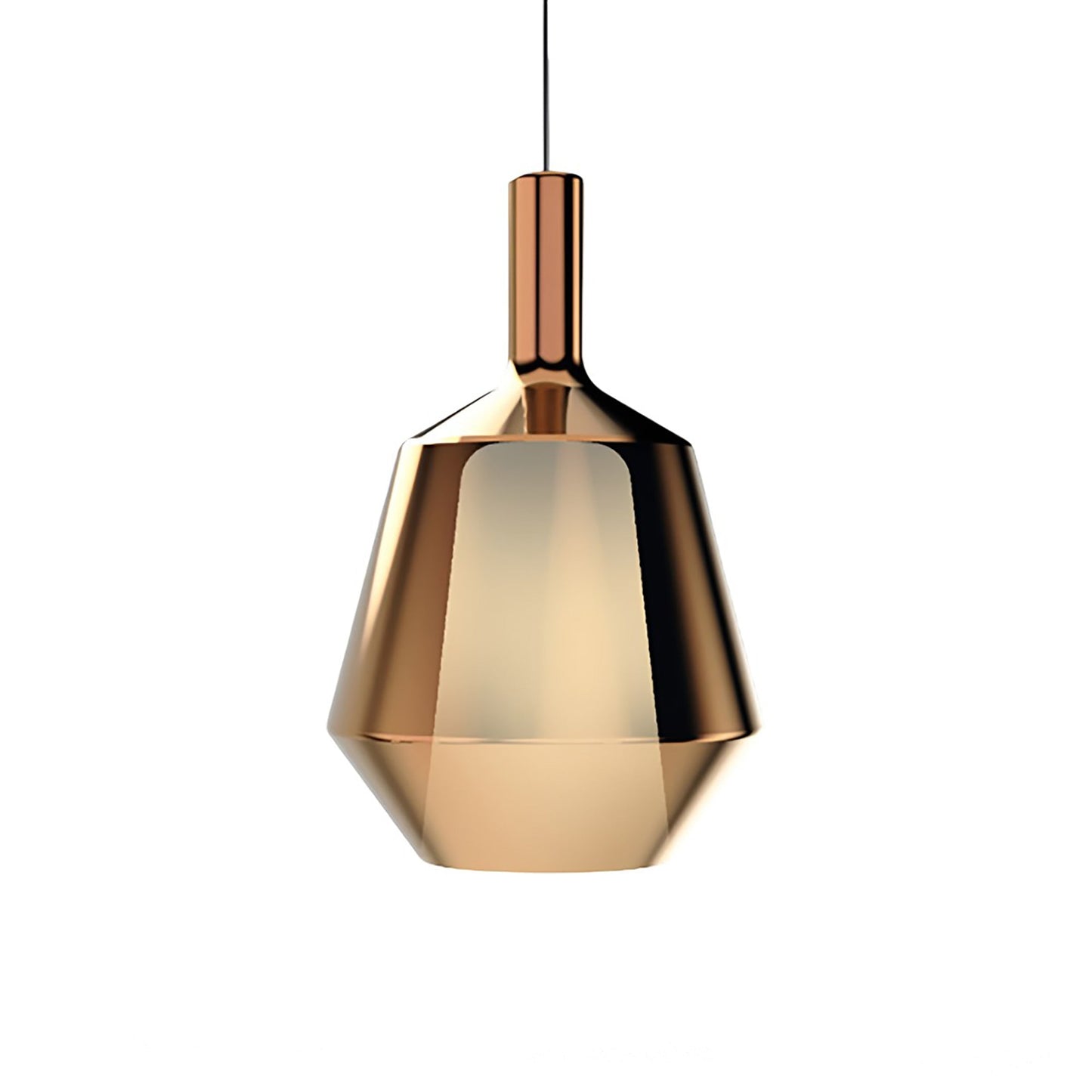 Mom Fatty Pendant Light in Glossy Bronze.