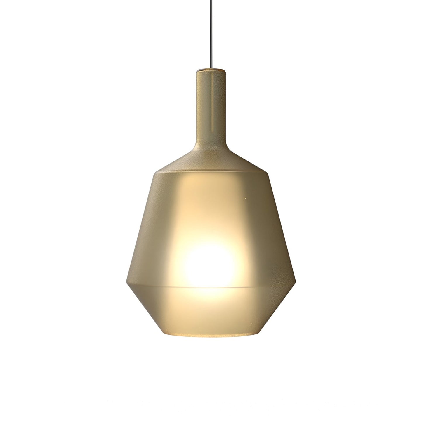 Mom Fatty Pendant Light in Matt Mustard.