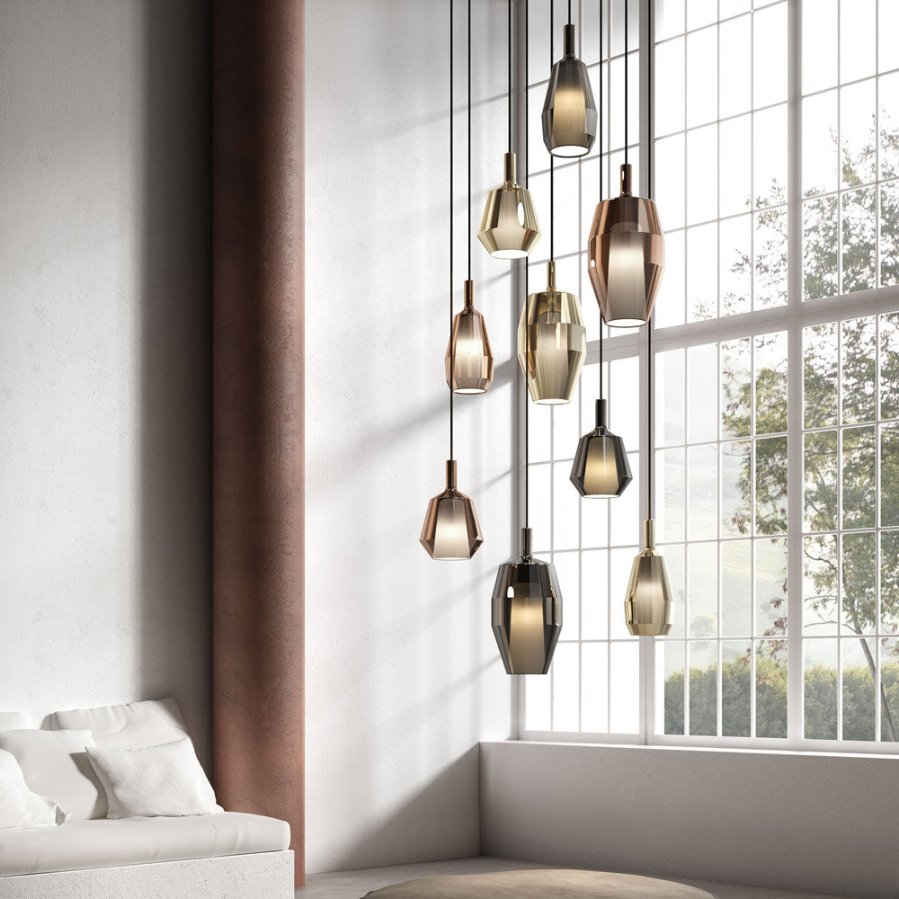Mom Fatty Pendant Light in living room.