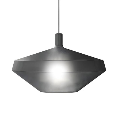 Mom Low Pendant Light in Matt Black.