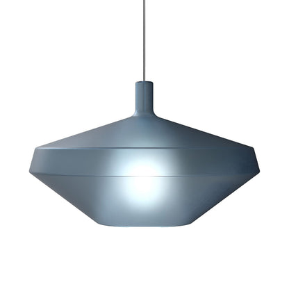 Mom Low Pendant Light in Matt Blue Avio.