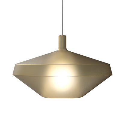 Mom Low Pendant Light in Matt Mustard.