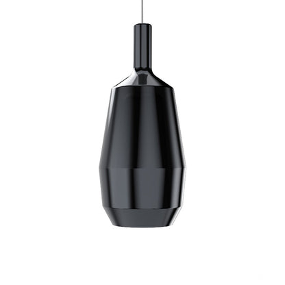 Mom Slim Pendant Light in Glossy Black.