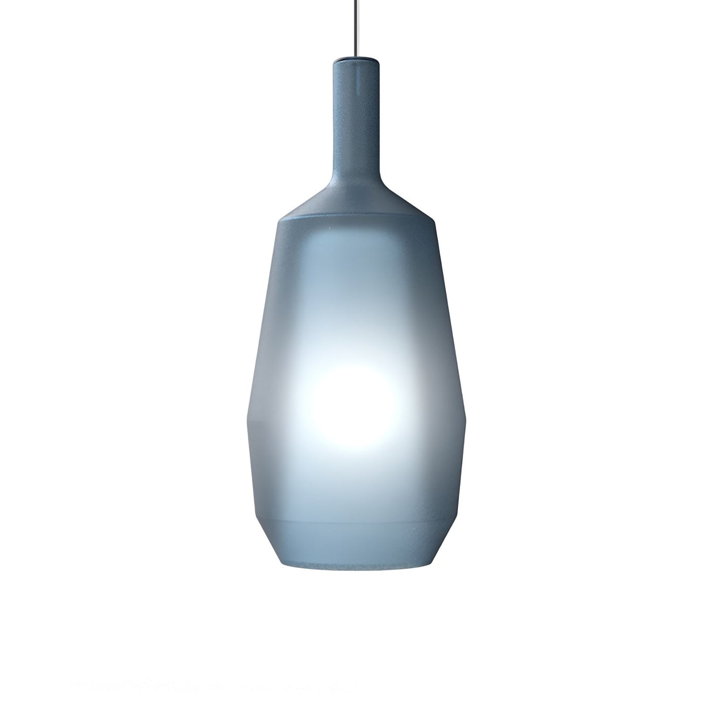 Mom Slim Pendant Light in Matt Blue Avio.