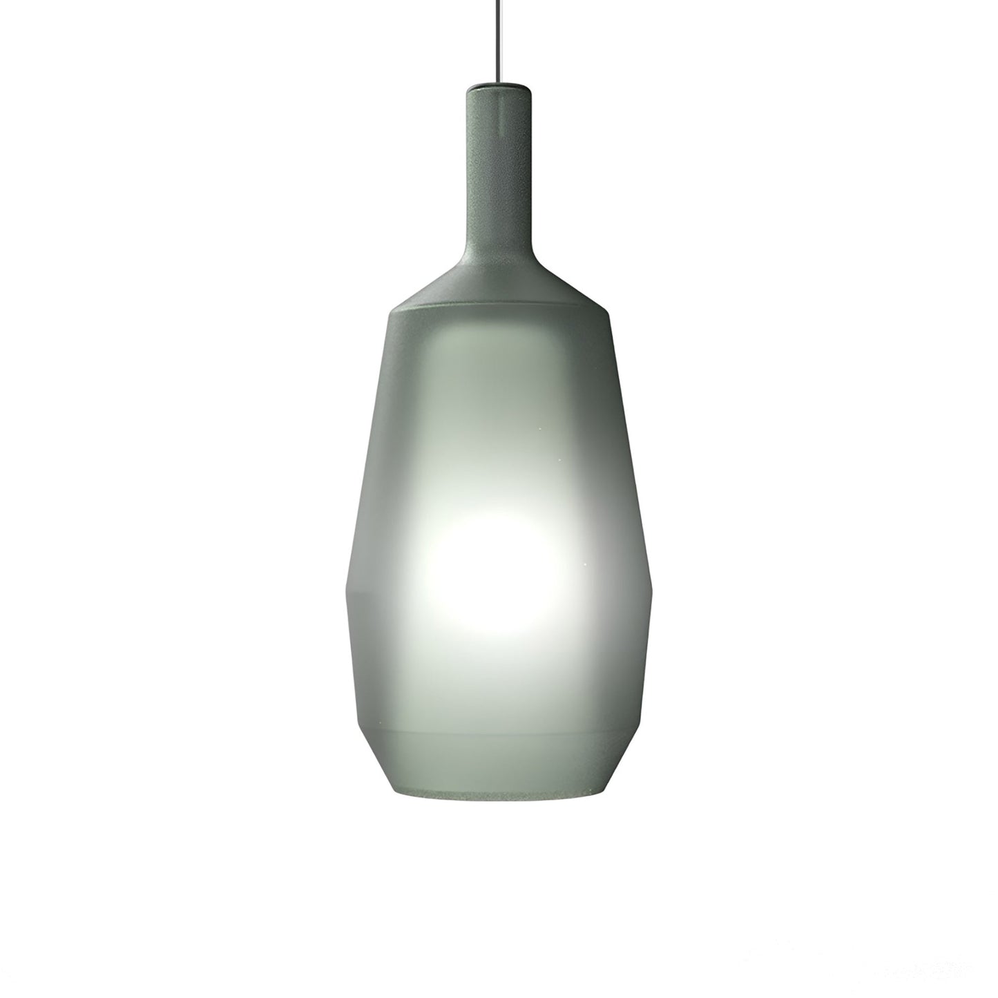 Mom Slim Pendant Light in Matt Sage Green.