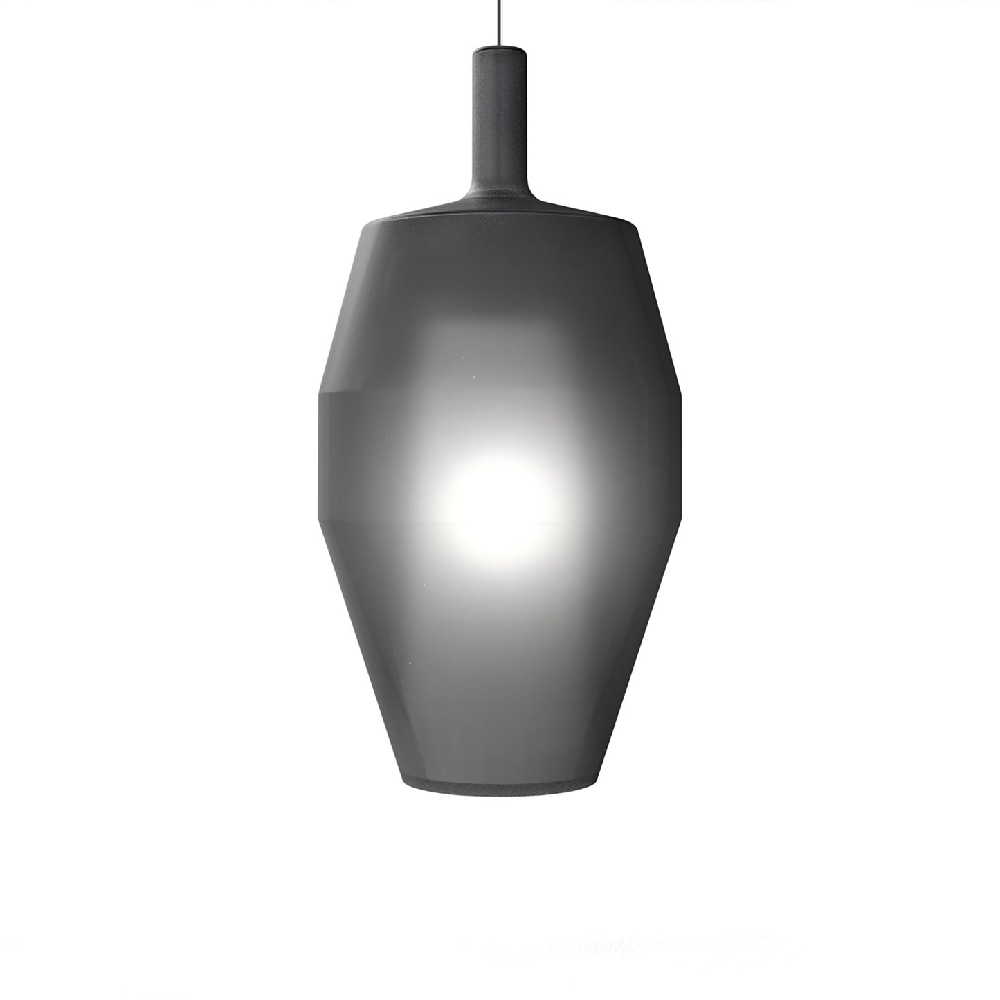 Mom Tall Pendant Light in Matt Black.
