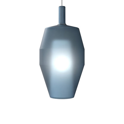 Mom Tall Pendant Light in Matt Blue Avio.