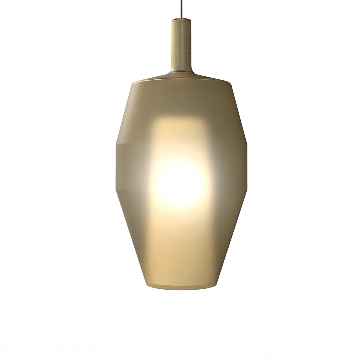 Mom Tall Pendant Light in Matt Mustard.