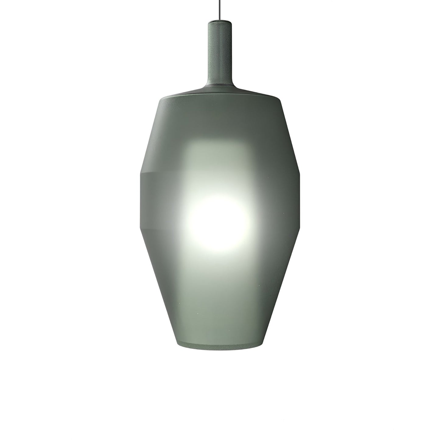 Mom Tall Pendant Light in Matt Sage Green.