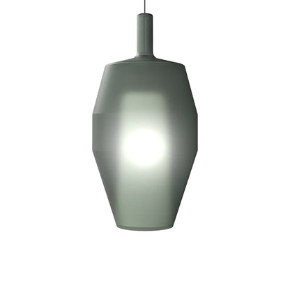 Mom Tall Pendant Light in Matt Sage Green.