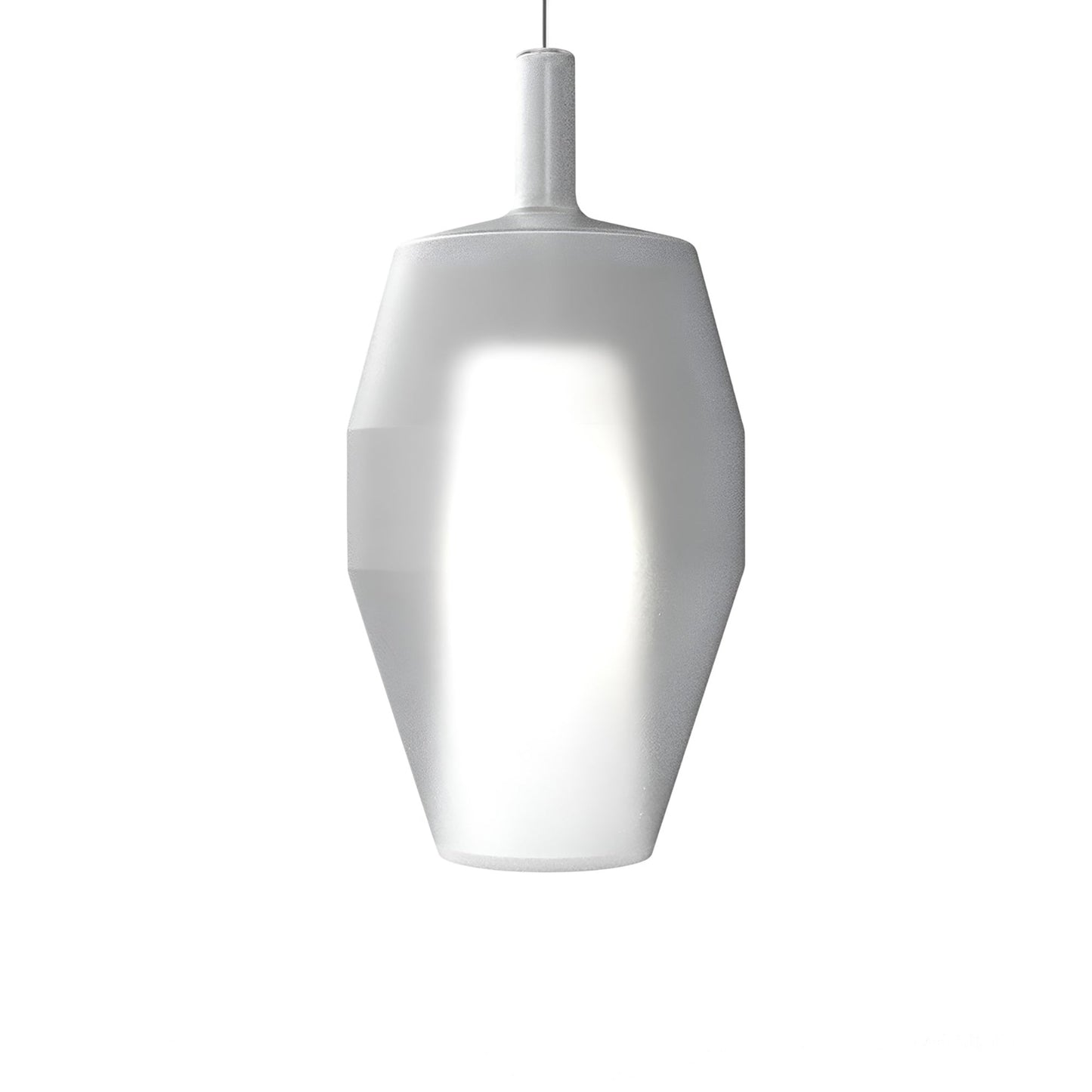 Mom Tall Pendant Light in Matt White.