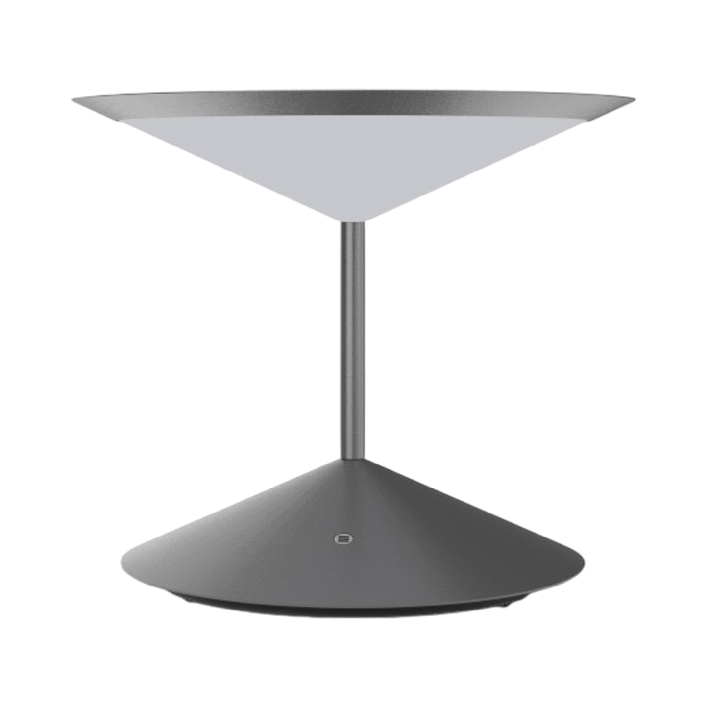 Narciso LED Rechargeable Table Lamp in Grey.