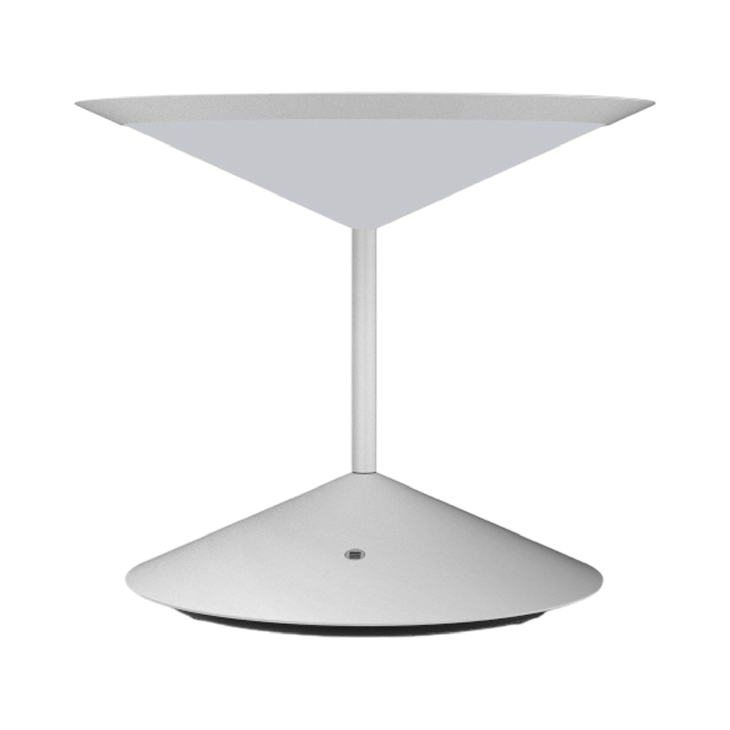 Narciso LED Rechargeable Table Lamp in Matt White.