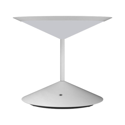 Narciso LED Rechargeable Table Lamp in Matt White.