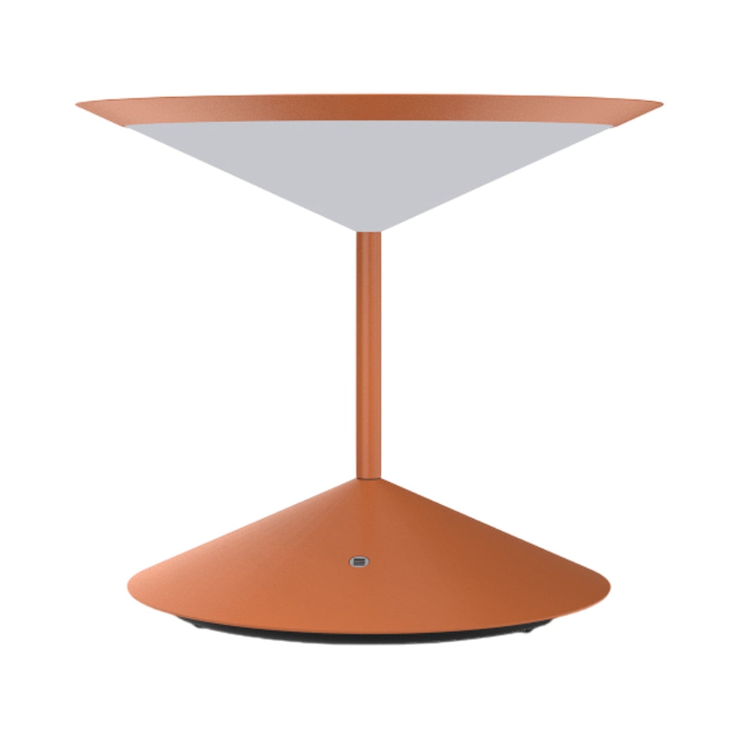 Narciso LED Rechargeable Table Lamp in Orange.