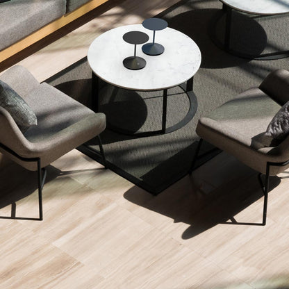 Narciso LED Rechargeable Table Lamp in Outside Area.