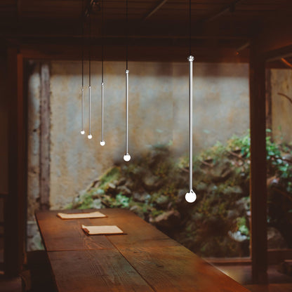 Storm LED Pendant Light in living room.