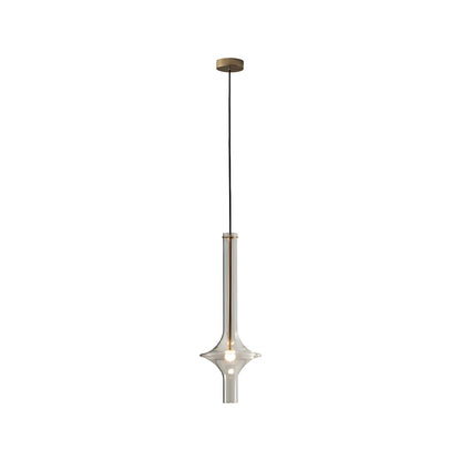 Wonder LED Pendant Light in Matt Gold/Matt Gold/Transparent (Medium).