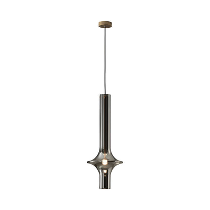 Wonder LED Pendant Light in Matt Gold/Matt Gold/Fume (Large).
