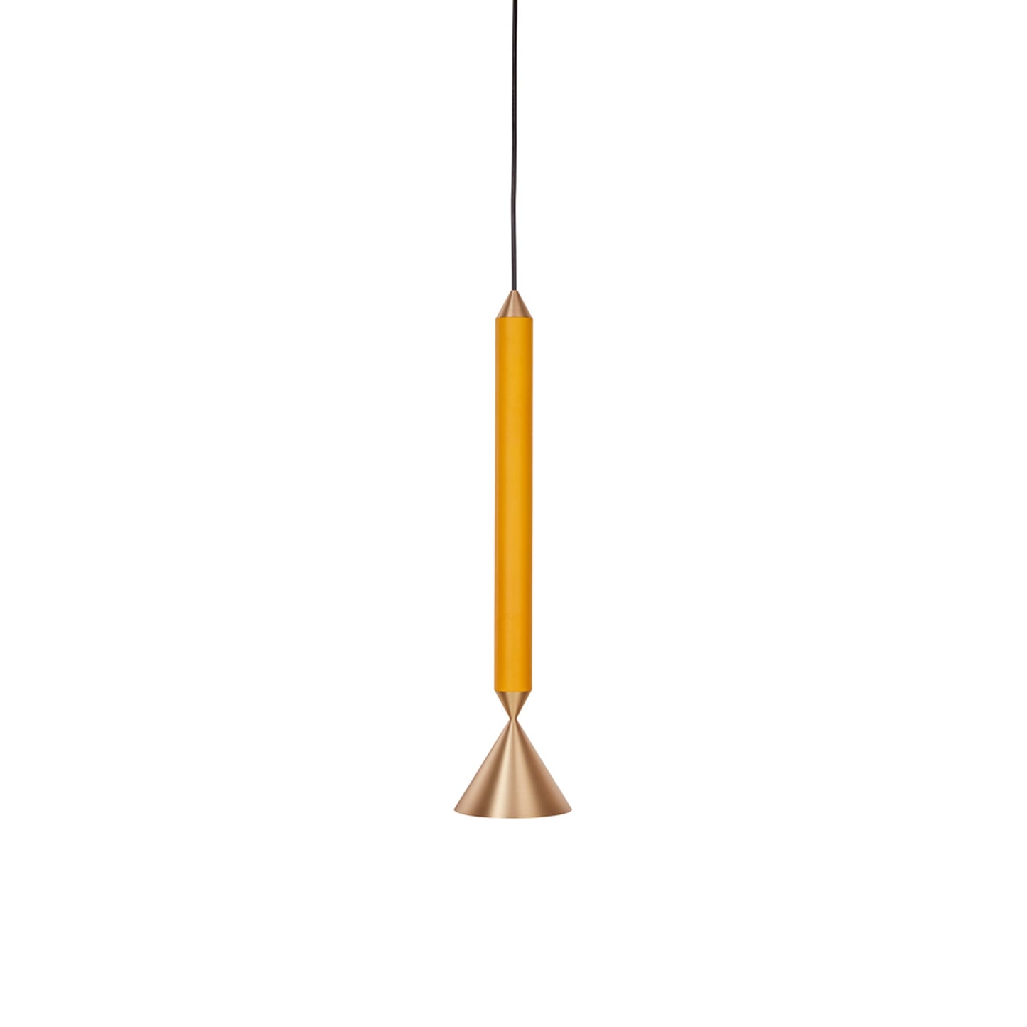 Apollo Pendant Light in Honey Gold/Brass (Small/G9).