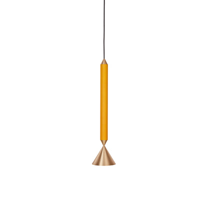 Apollo Pendant Light in Honey Gold/Brass (Small/G9).