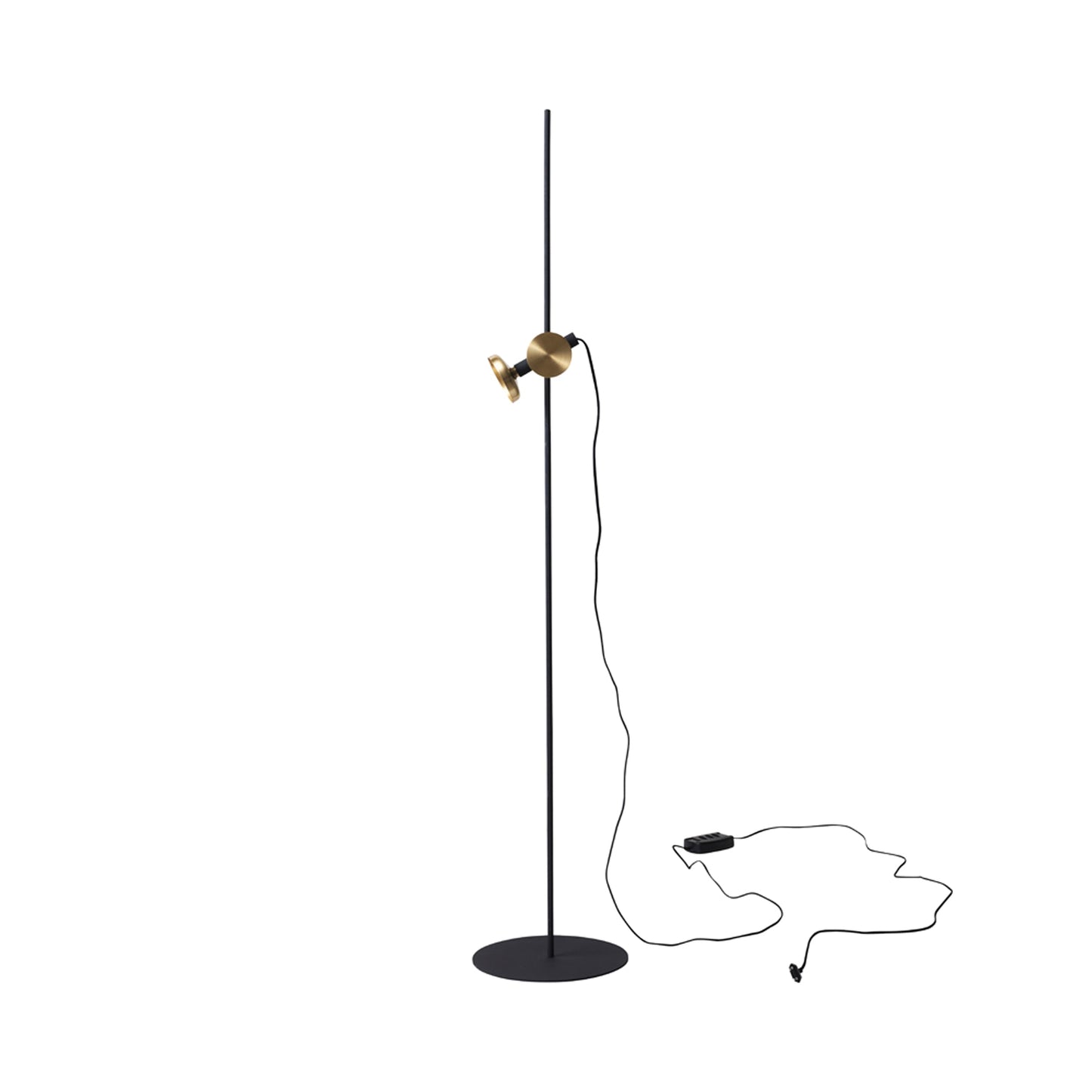 Blend Floor Lamp in Jet Black.
