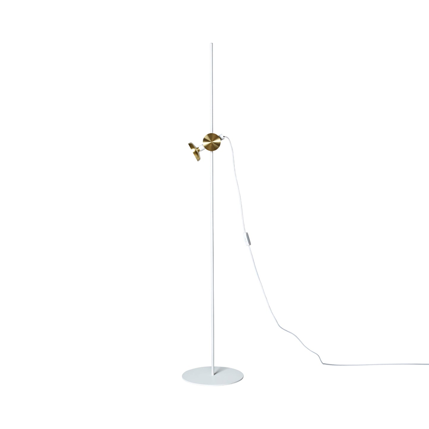 Blend Floor Lamp in Traffic White.