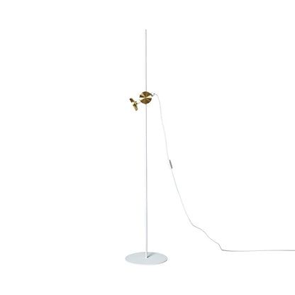 Blend Floor Lamp in Traffic White.