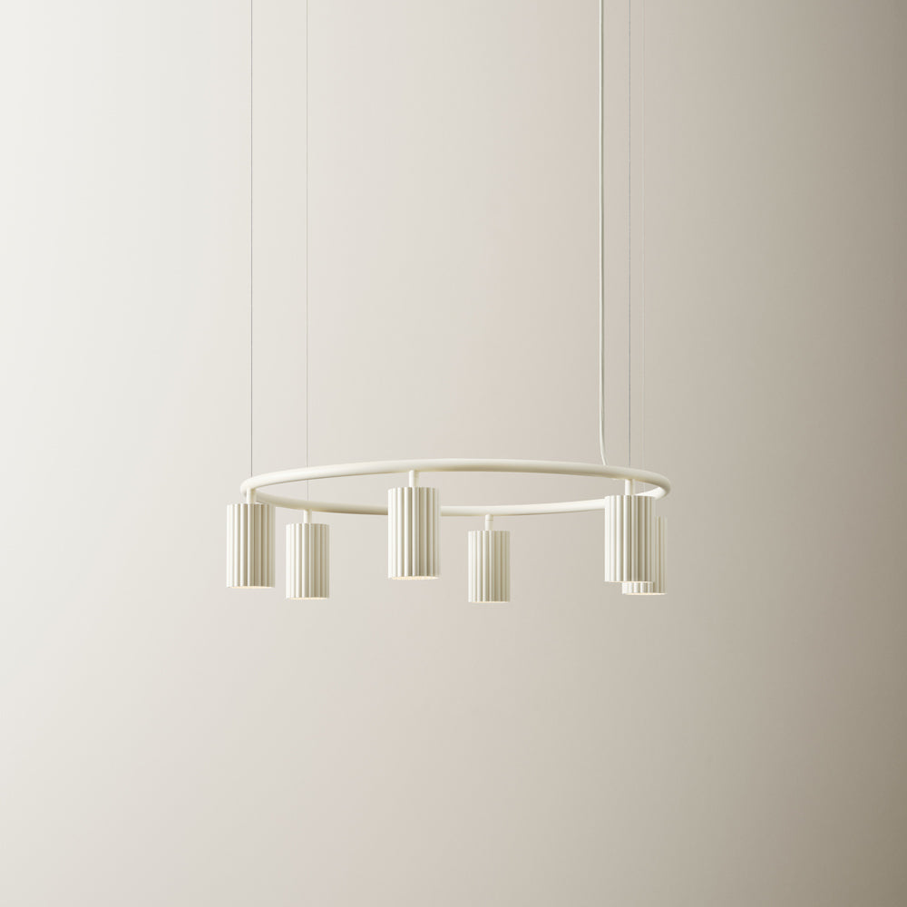 Donna Circle Pendant Light in Detail.