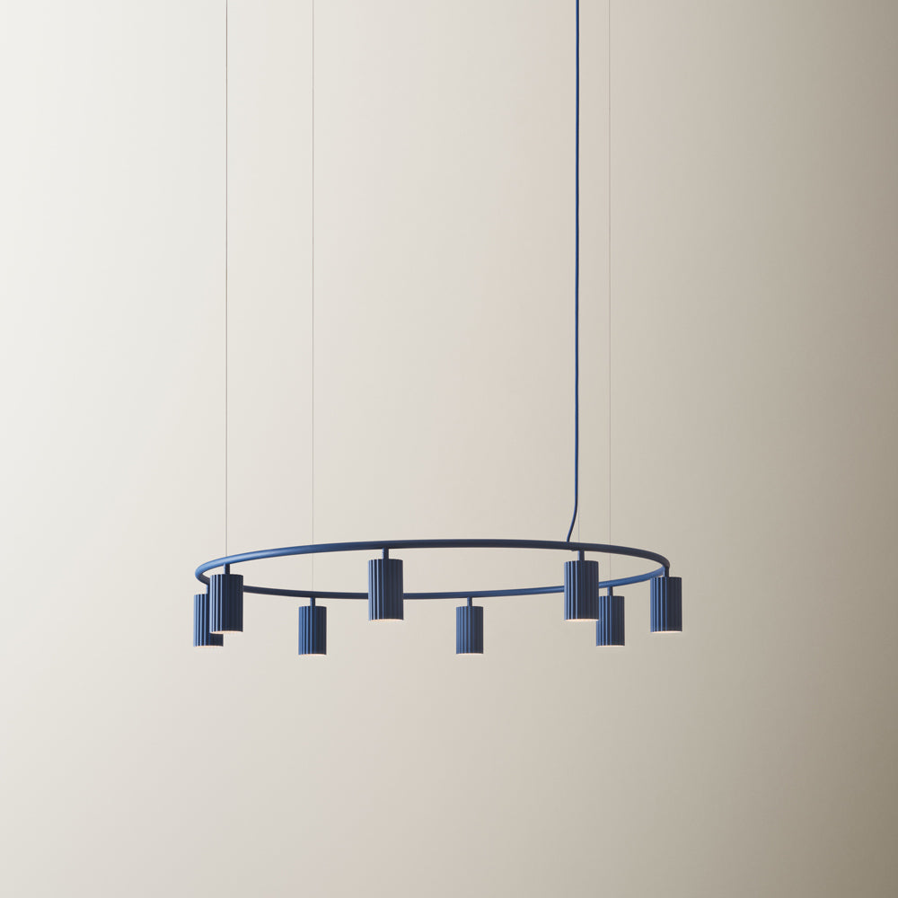 Donna Circle Pendant Light in Detail.