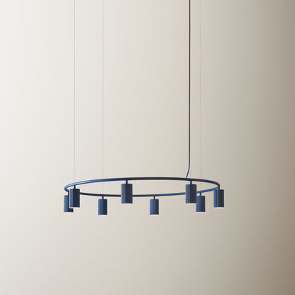 Donna Circle Pendant Light in Detail.