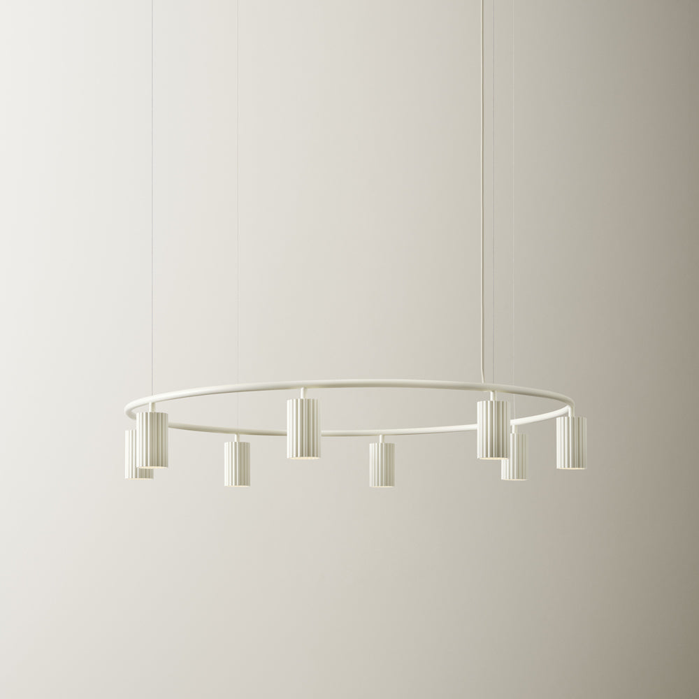Donna Circle Pendant Light in Detail.