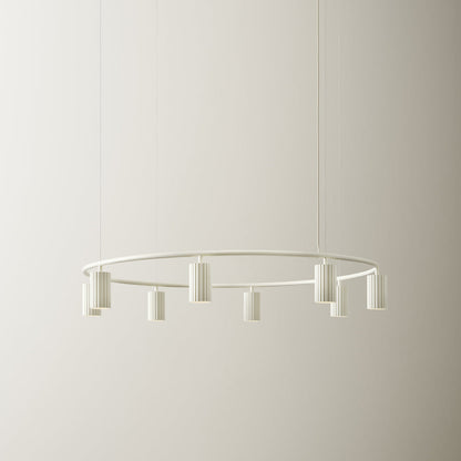 Donna Circle Pendant Light in Detail.