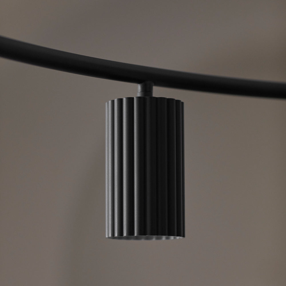Donna Circle Pendant Light in Detail.