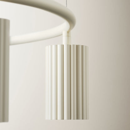 Donna Circle Pendant Light in Detail.