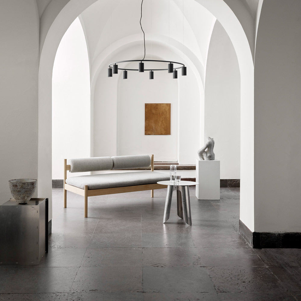 Donna Circle Pendant Light in living room.
