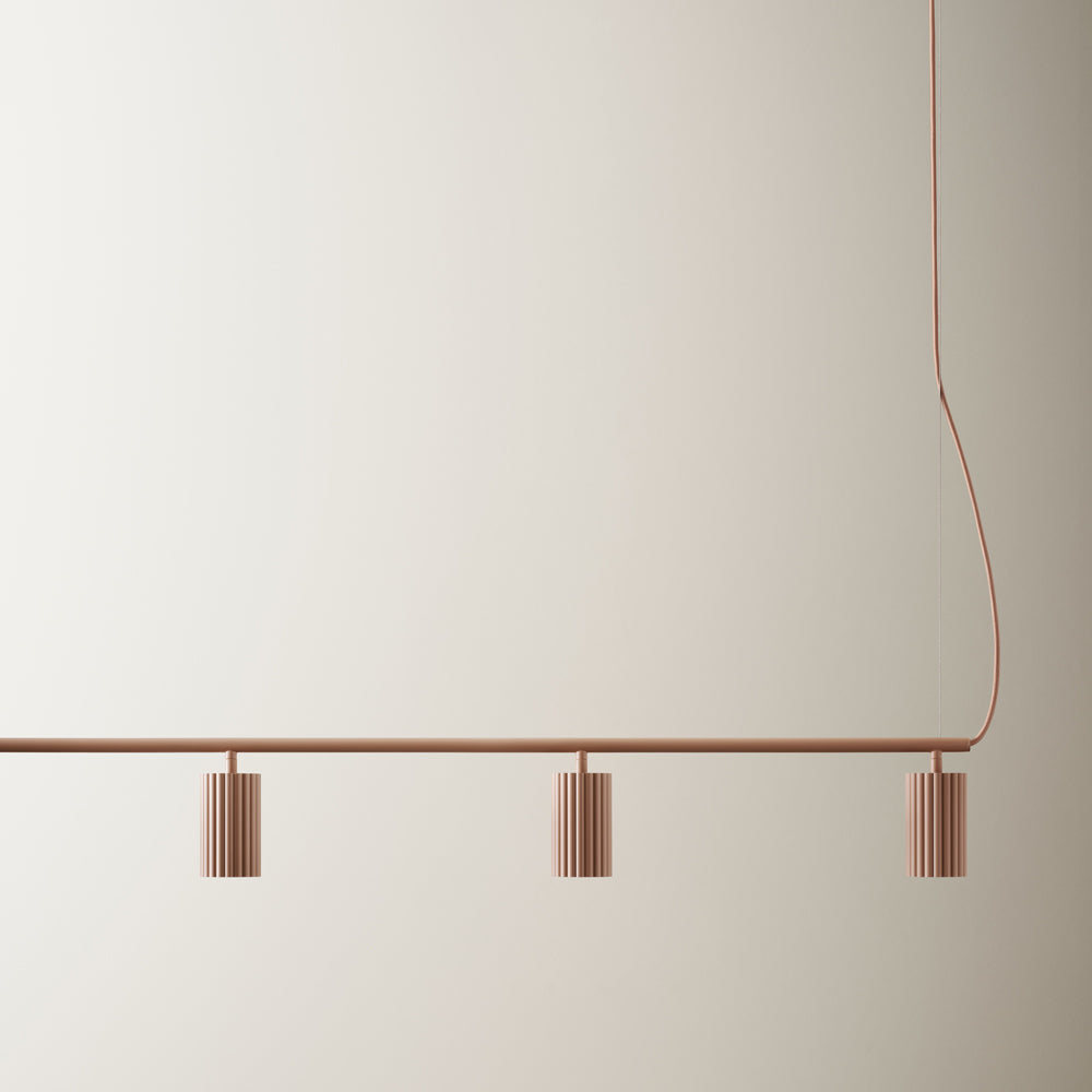 Donna Linear Pendant Light in Detail.