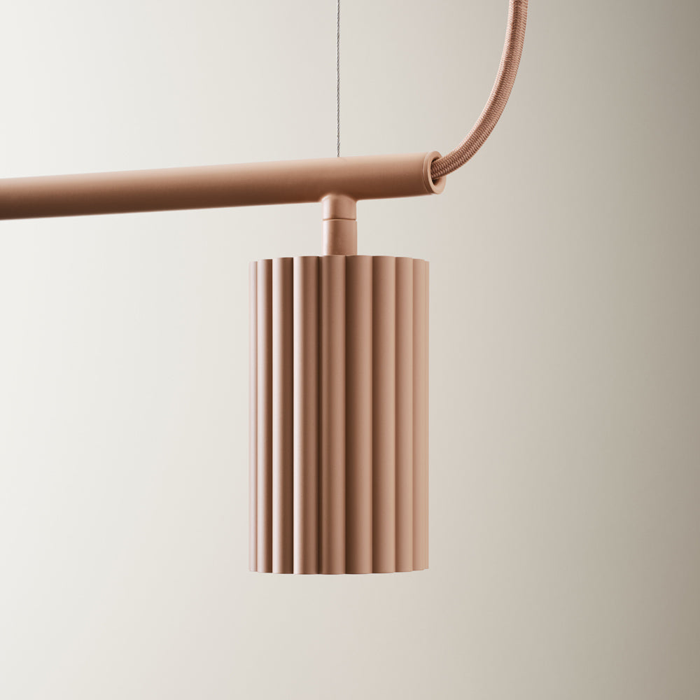 Donna Linear Pendant Light in Detail.