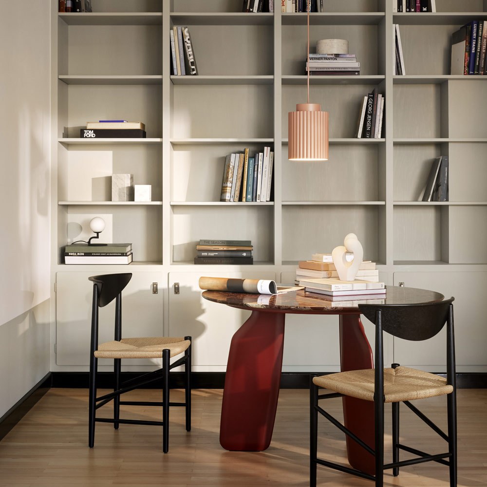 Donna Pendant Light in reading room.