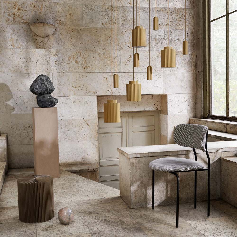 Donna Pendant Light in stairway.