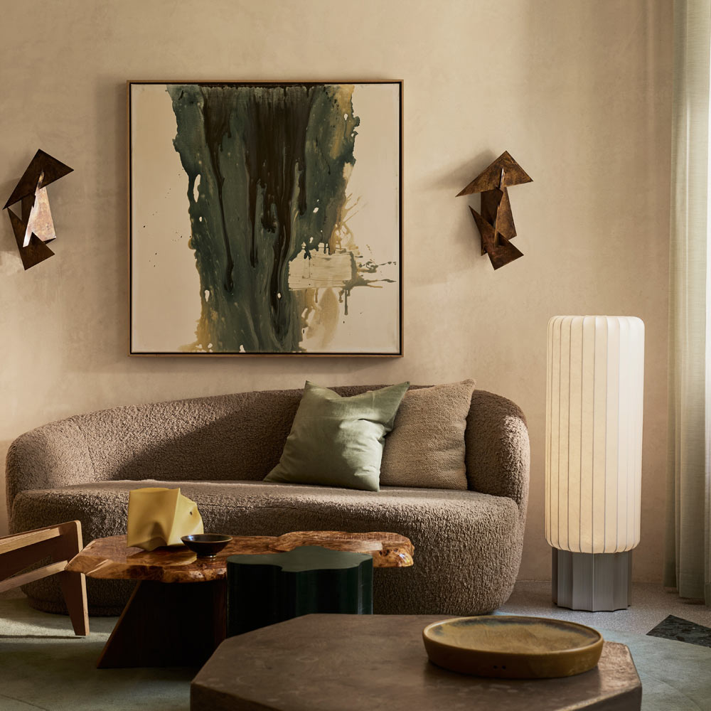 Meter Floor Lamp in living room.