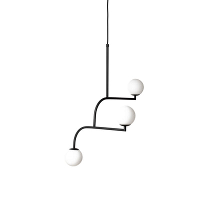 Mobil Pendant Light in Black (3-Light).
