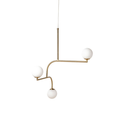 Mobil Pendant Light in Brass (3-Light).