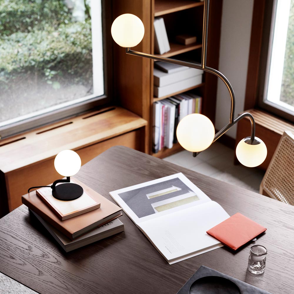 Mobil Pendant Light in reading room.